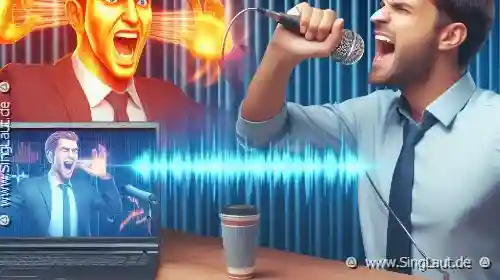 Wie man stimmliche Energie vortäuscht, wenn man keine hat