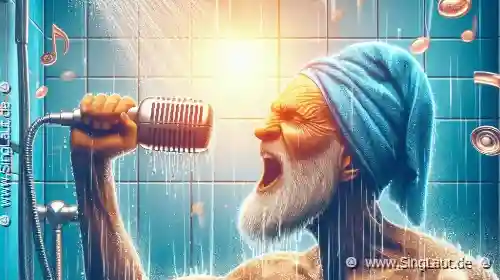 Warum Ihre Stimme unter der Dusche anders klingt