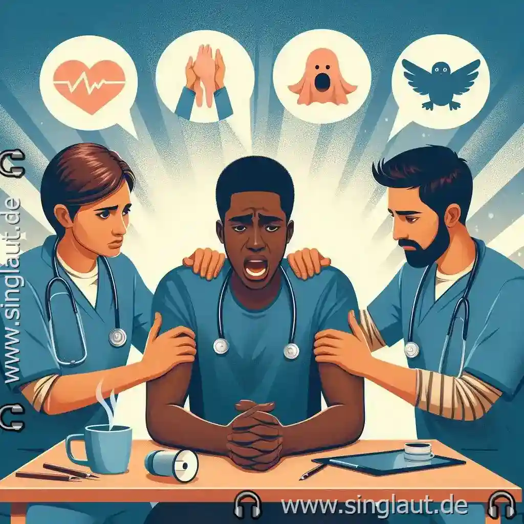 Wie kann man jemanden unterstützen, der nach einem Trauma seine Stimme verloren hat?