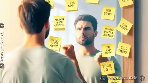 Ich rede mir Mut ein