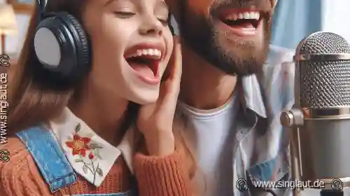 Die Freude, zum ersten Mal die eigene Stimme zu hören