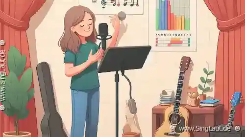 Wie Sie Ihre Gesangshaltung mithilfe einer Wand überprüfen