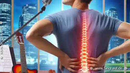 Die besten Haltungskorrekturen bei Rückenschmerzen und Singen