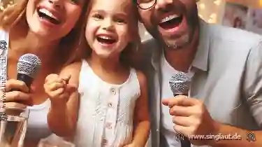 Das pure Vergnügen des Familienkaraoke